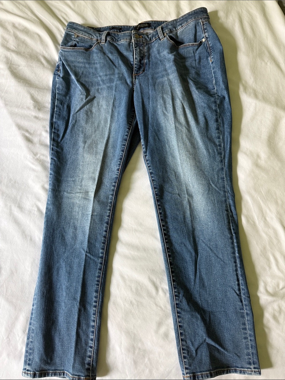 Talbots Women's Midwash Straight-Leg Jeans